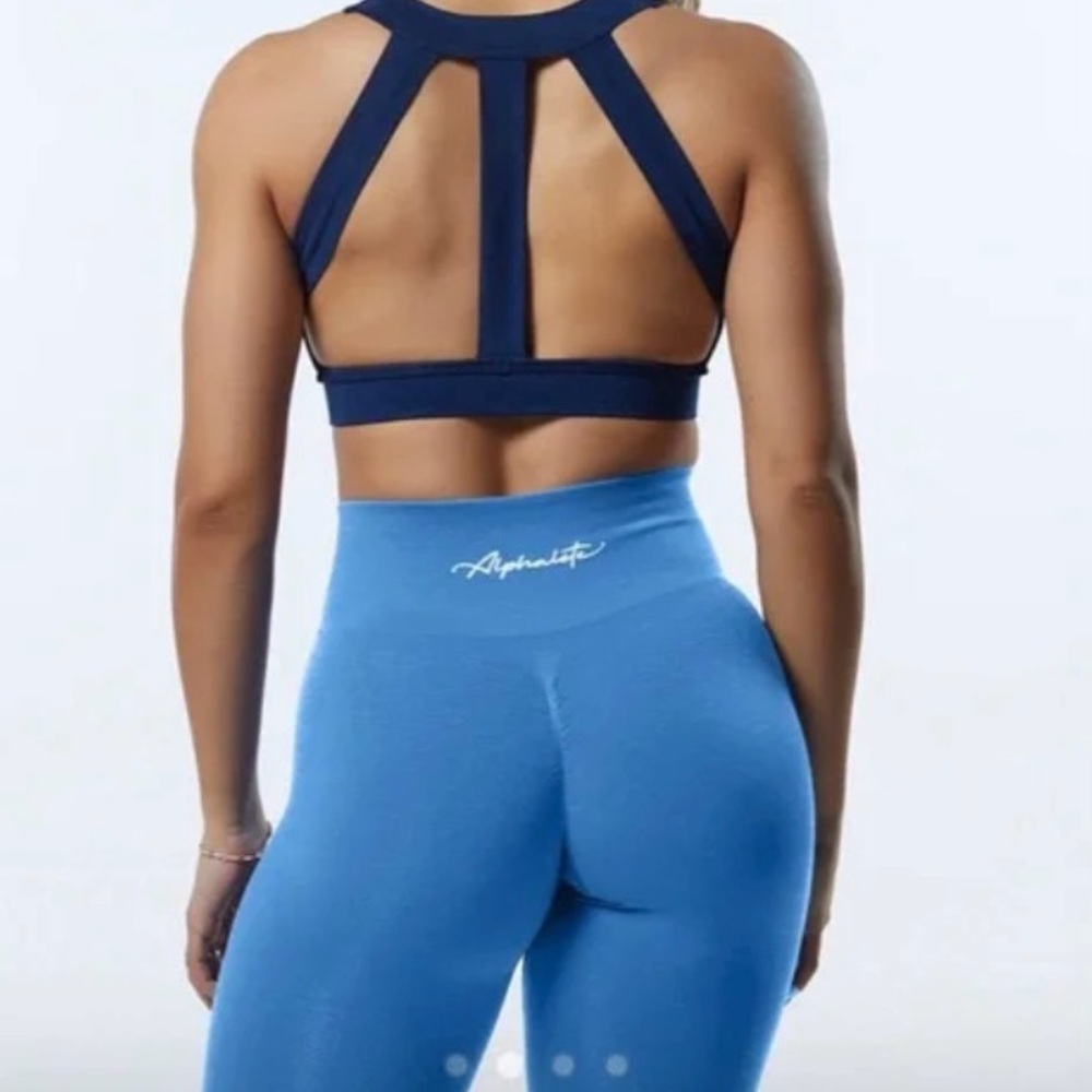 Alphalete Navy Sports Bra